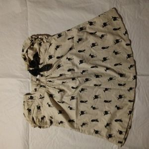 Girls Cherokee beige blouse with deer print 6t